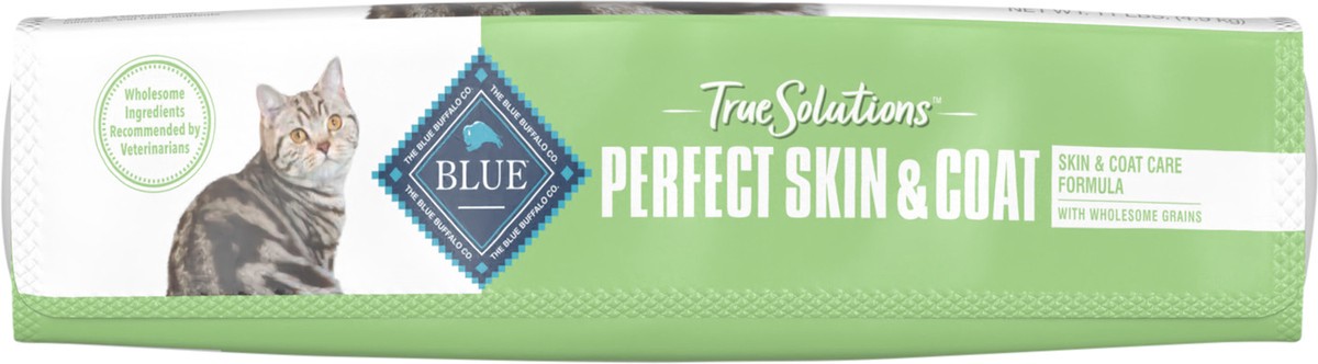 slide 7 of 7, BLUE Buffalo True Solutions Perfect Coat Skin & Coat Care Adult Cat, 11 lb