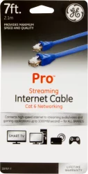 Ge Pro Streaming Cat 6 Internet Cable - Blue