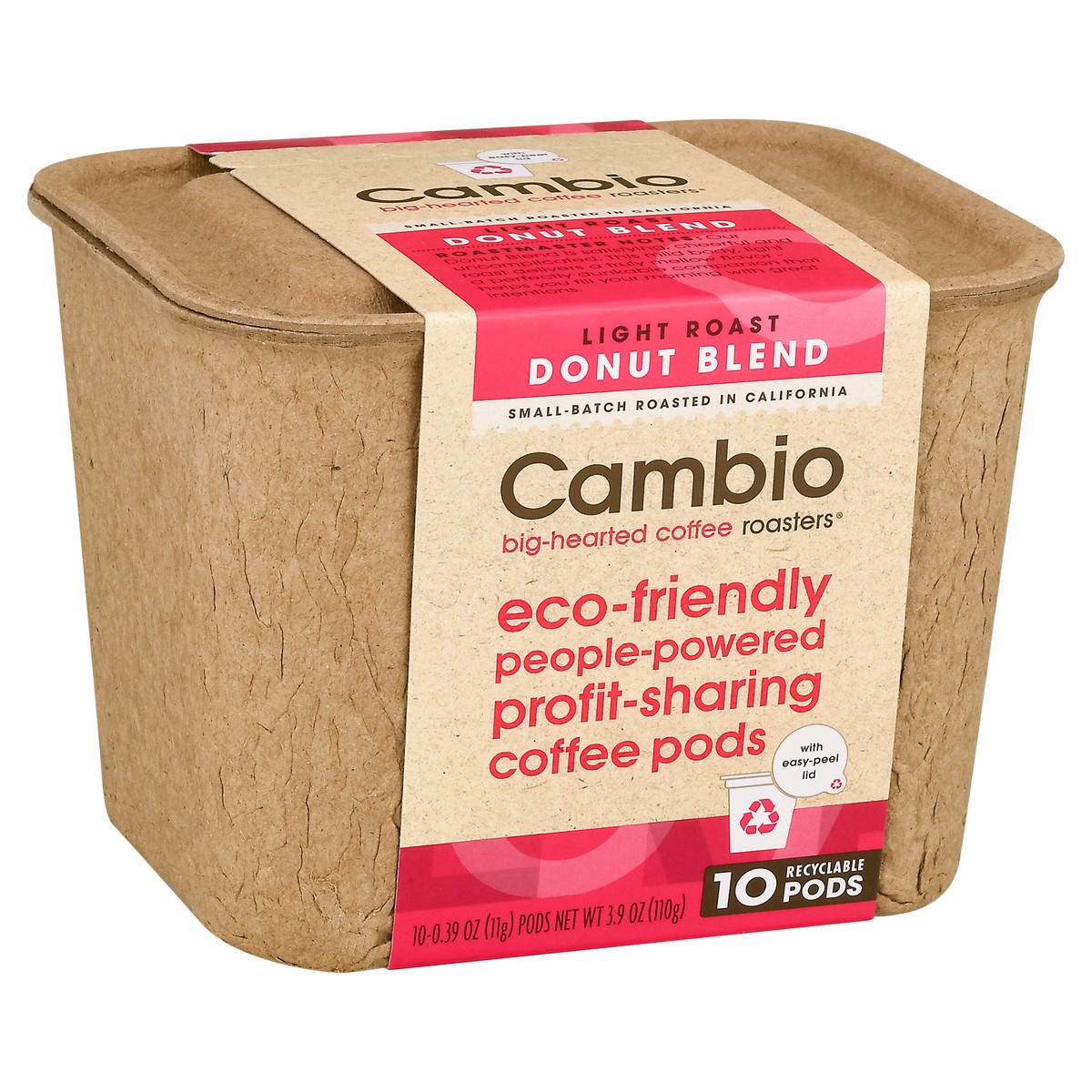 slide 2 of 9, Cambio Roasters Pods Light Roast Donut Blend Coffee - 10 ct, 10 ct