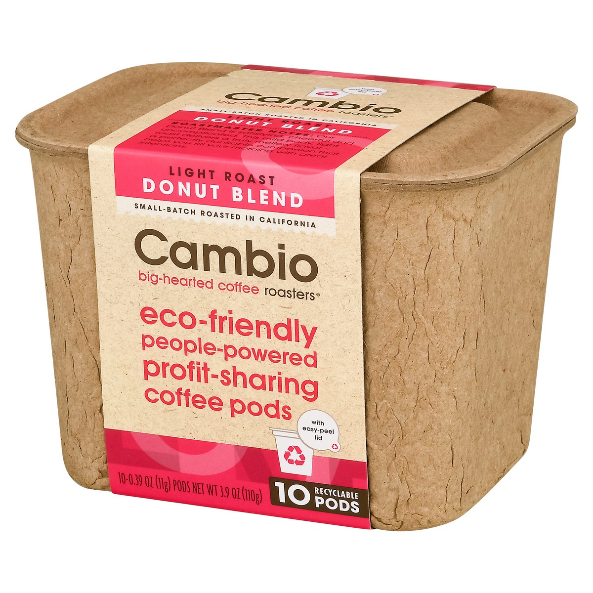slide 8 of 9, Cambio Roasters Pods Light Roast Donut Blend Coffee - 10 ct, 10 ct