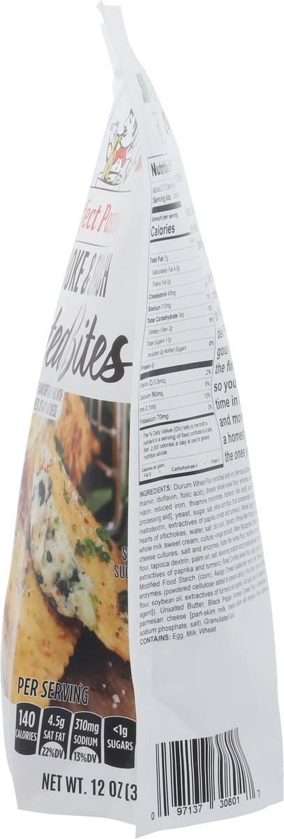 slide 3 of 13, Perfect Pasta Artichoke & Spinach Toasted Bites Ravioli, 12 oz