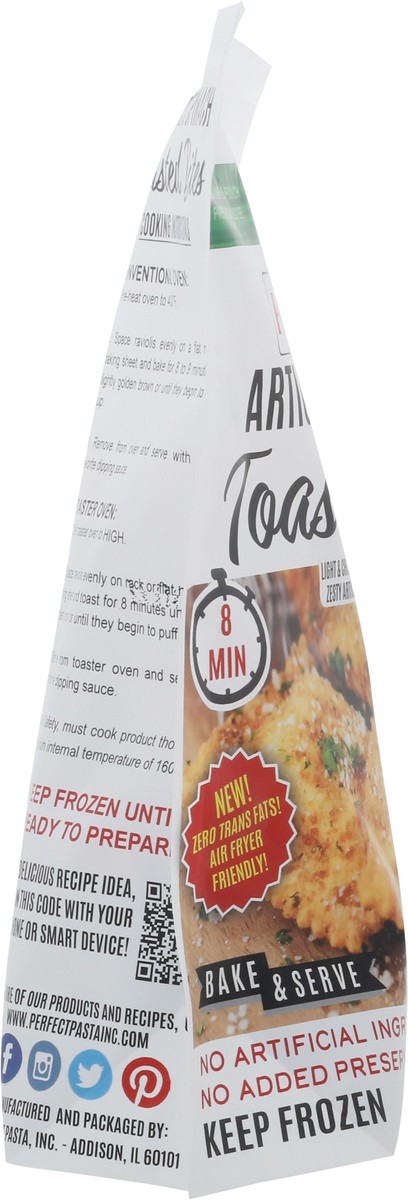 slide 7 of 13, Perfect Pasta Artichoke & Spinach Toasted Bites Ravioli, 12 oz