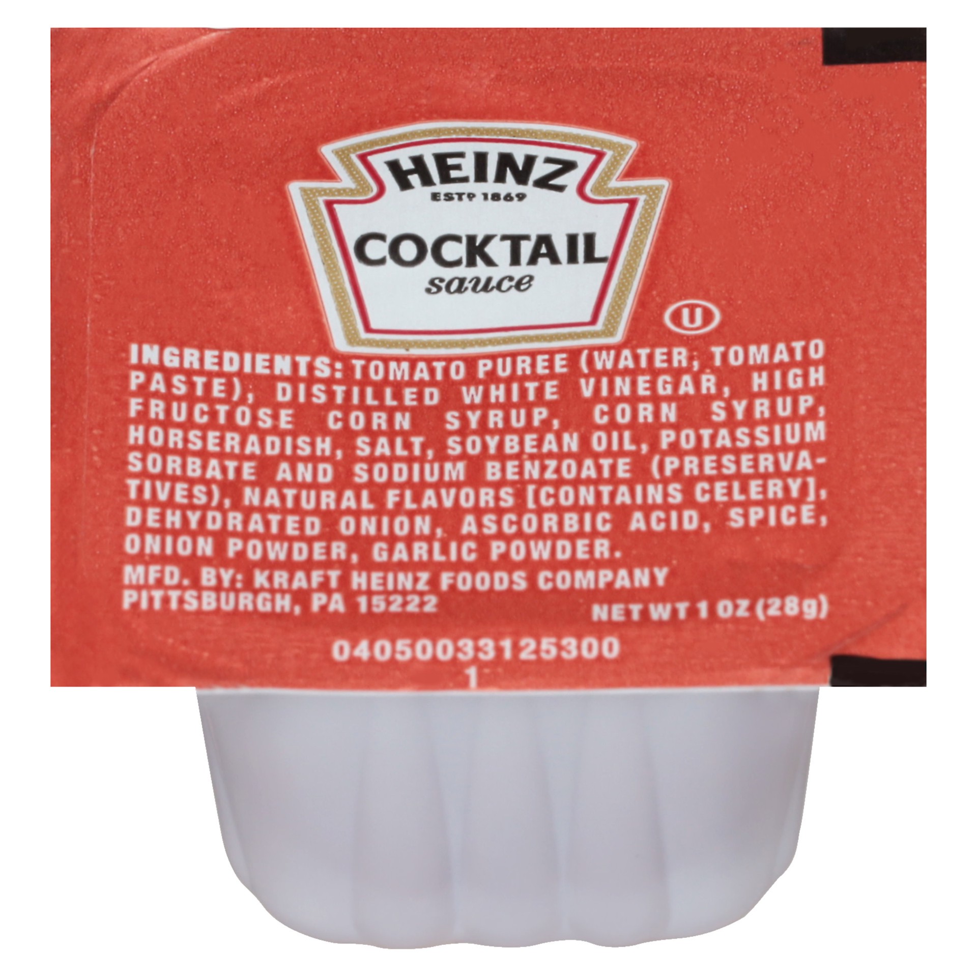 slide 4 of 4, Heinz Cocktail Sauce, 1 oz. Cup, 100 per Case, 100 ct