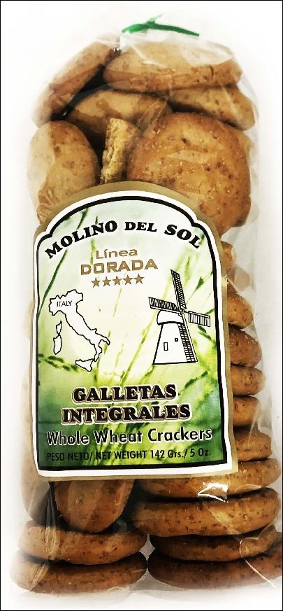 slide 1 of 1, Molino Del Sol M/Sol Whl Wht Crcker, 7.4 oz
