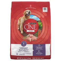 Purina ONE High Protein Dry Senior Dog Food Plus Vibrant Maturity Adult 7 Plus Formula