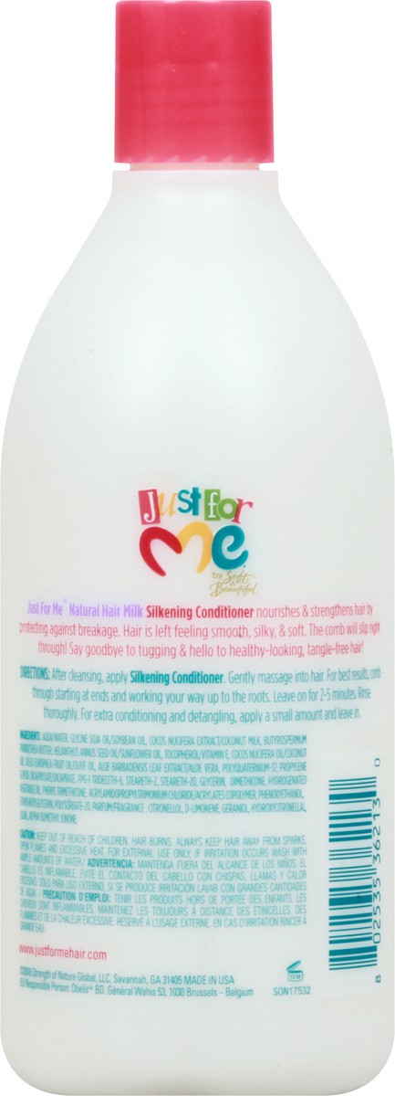 slide 2 of 11, Just for Me! Silkening Natural Hair Milk Conditioner 13.5 oz, 13.5 oz