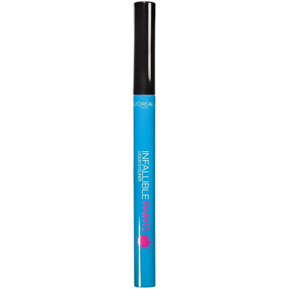 slide 1 of 1, L'Oréal Infallible Paints Vivid Aqua Liquid Eyeliner, 0.034 fl oz