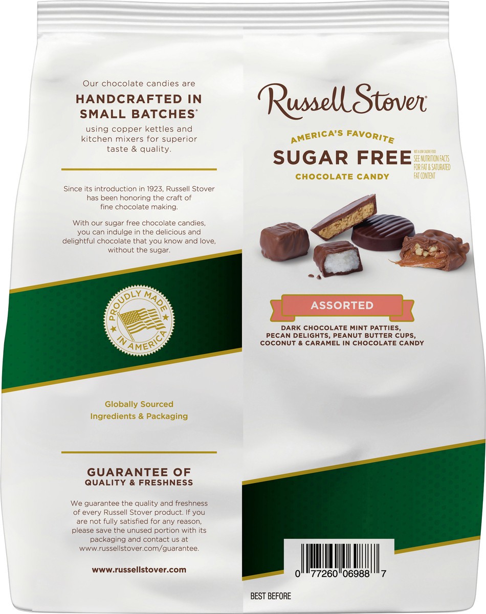 slide 7 of 12, RUSSELL STOVER Sugar Free Assorted Chocolate Candy, 17.75 oz. bag (˜ 32 pieces), 17.75 oz