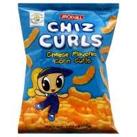 slide 1 of 1, Jack N Jill Chiz Curls Cheese Flavored Corn Snacks, 2.12 oz