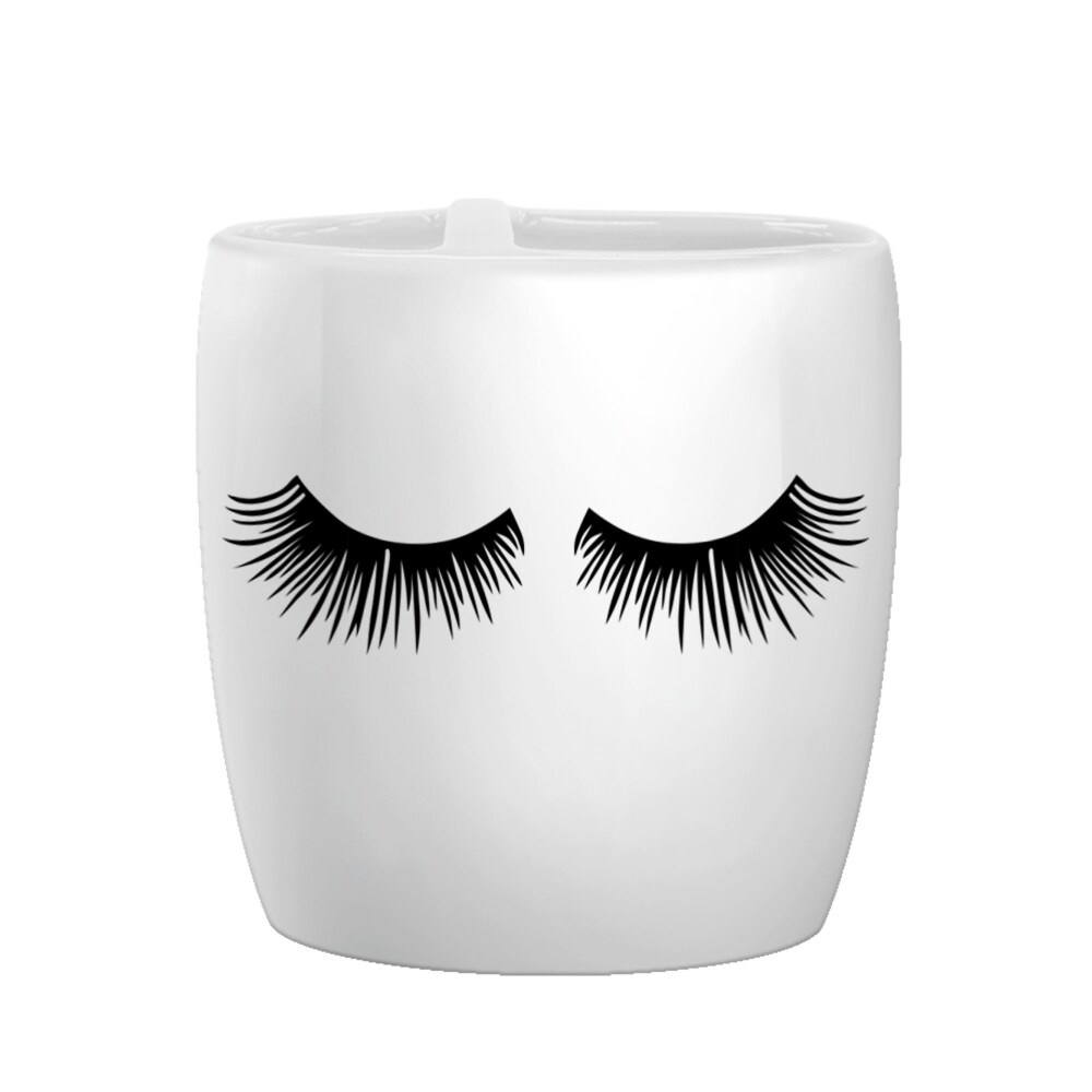 slide 1 of 1, Allure Lashes Cosmetique Toothbrush Holder - White, 1 ct