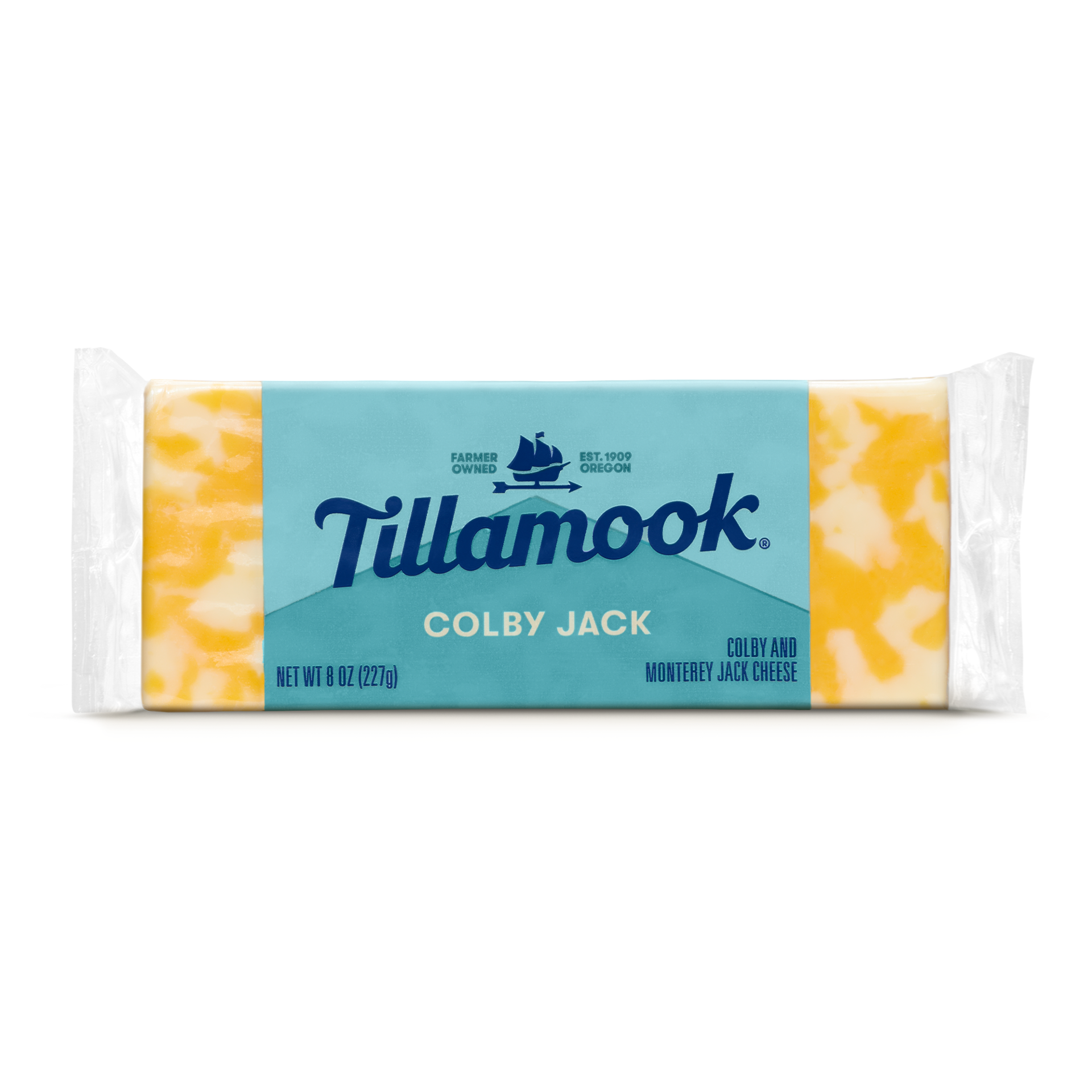 slide 1 of 6, Tillamook Colby Jack Cheese Block, 8oz, 227 g