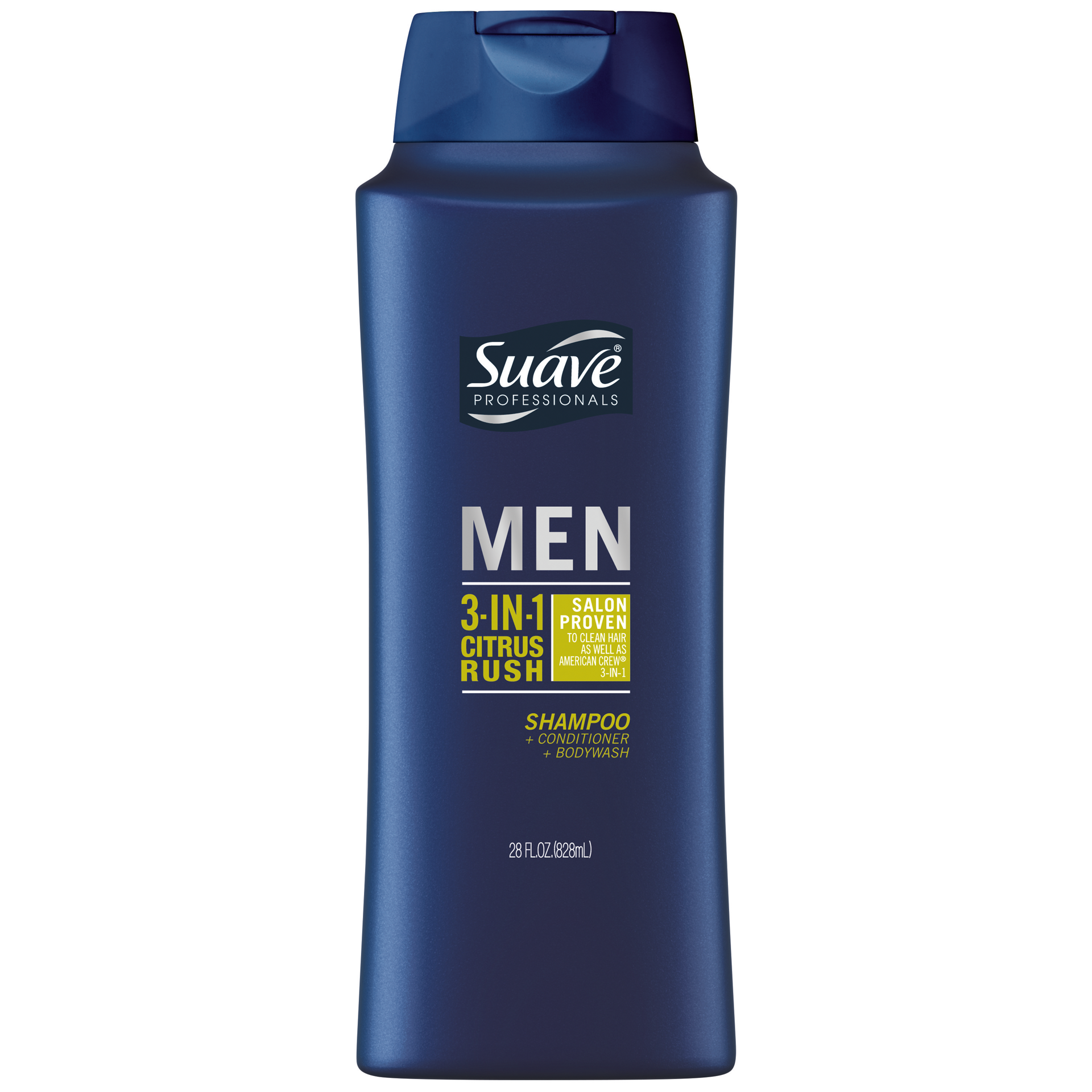 slide 1 of 3, Suave Men Professionals 3-in-1 Shampoo + Conditioner + Body Wash, Citrus Rush - 28 fl oz, 28 fl oz