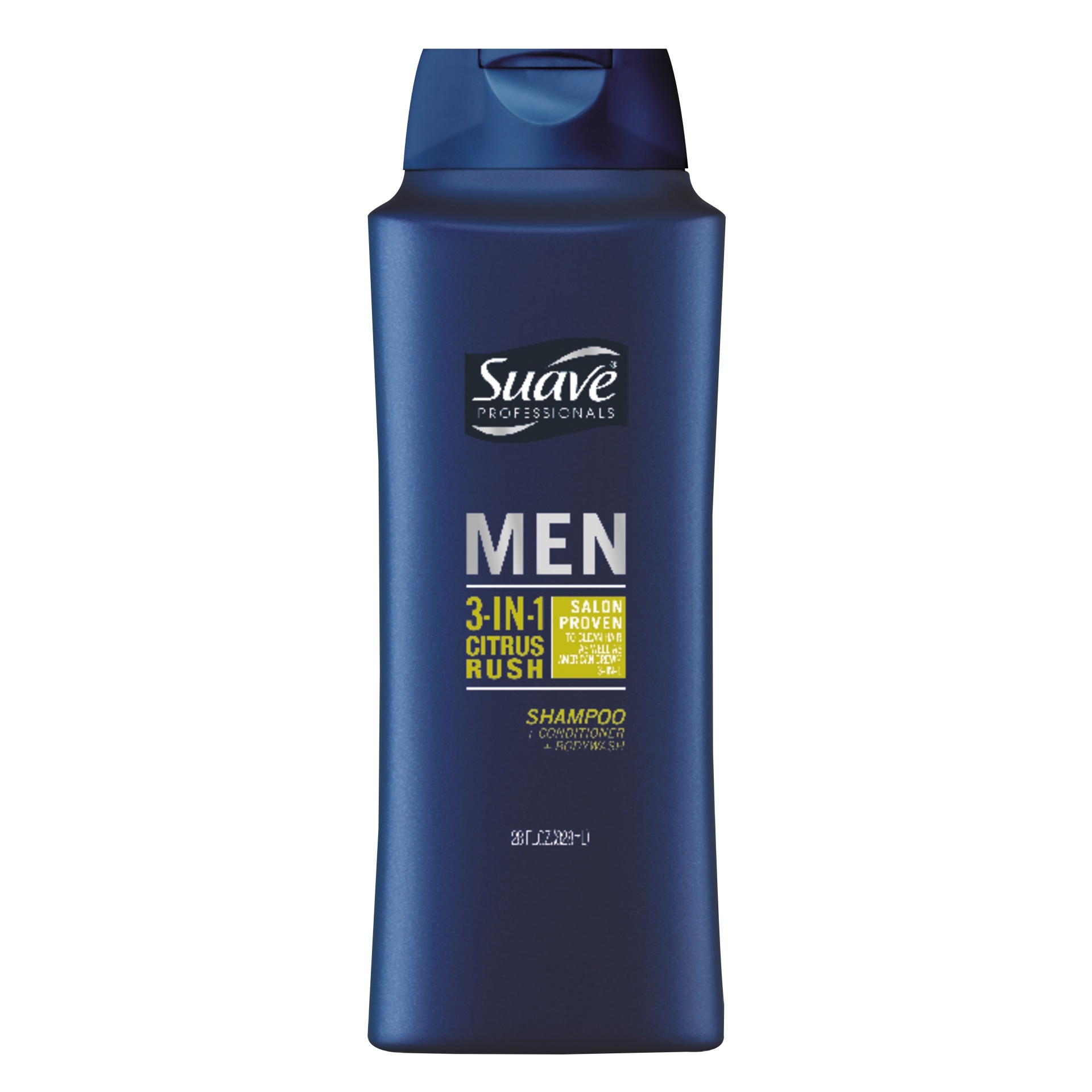 slide 1 of 6, Suave Men 3 in 1 Shampoo Conditioner And Body Wash Citrus Rush, 28 oz