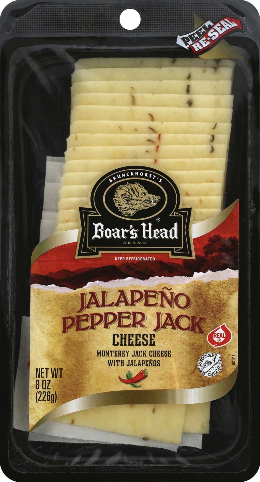 Boar's Head Monterey Jack Cheese with Jalapeno 8 oz Shipt