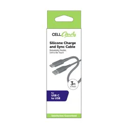 CELLCandy USB-C Silicone Charge & Sync Cable