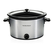 slide 7 of 9, Hamilton Beach Slow Cooker with Extra-Large Capacity, 10 qt