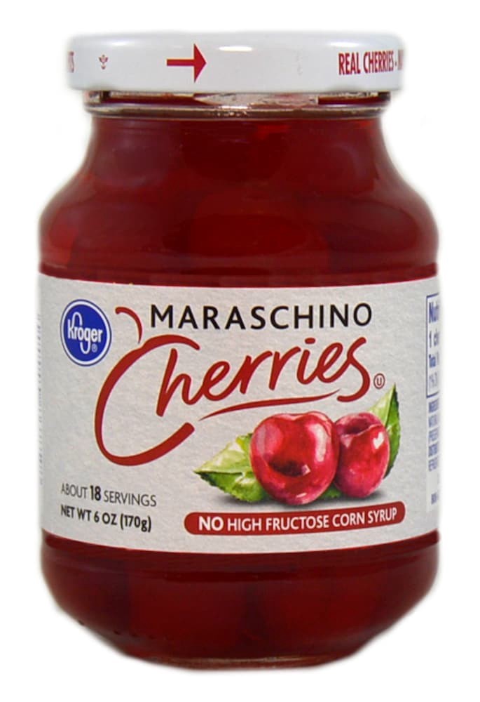 slide 3 of 3, Kroger Maraschino Cherries, 6 oz