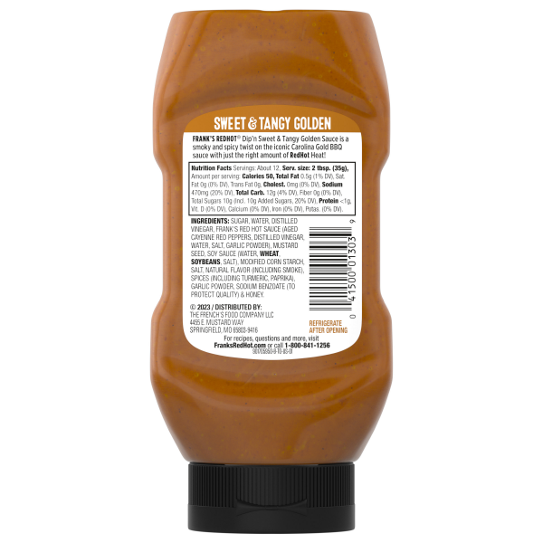 slide 8 of 9, Frank's RedHot Golden Dip'n Sauce, 12 fl oz, 12 fl oz