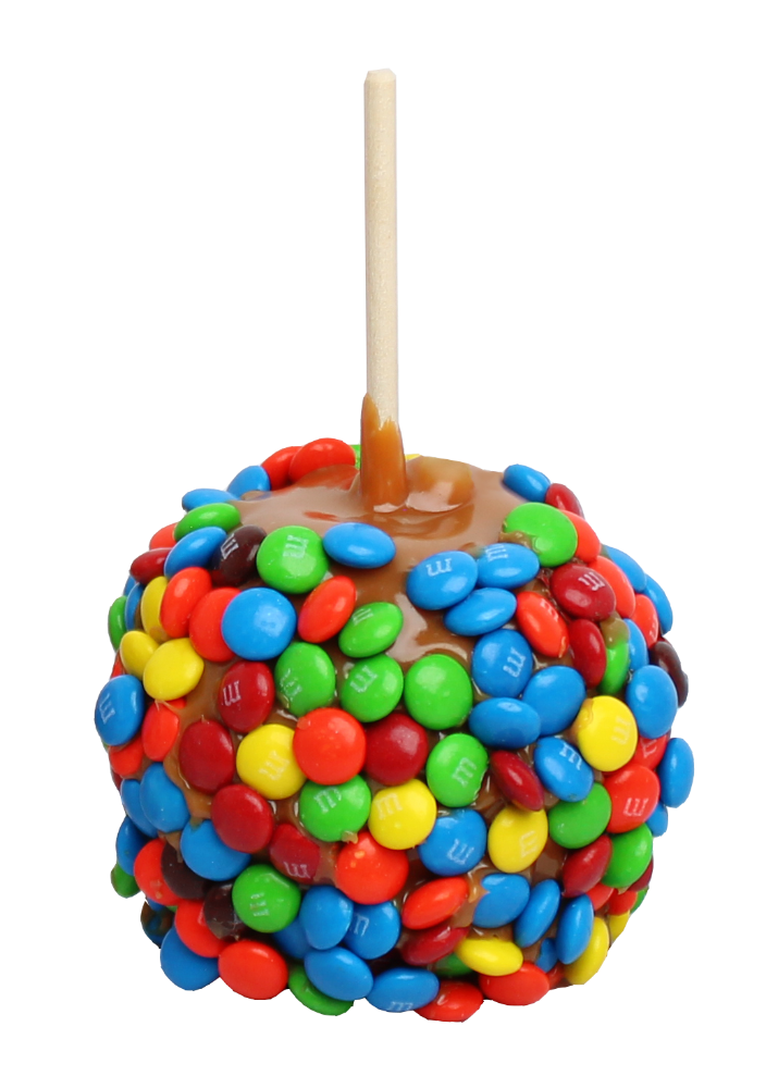 slide 2 of 2, Affy Tapple M & M Gourmet Caramel Apple, 16 oz