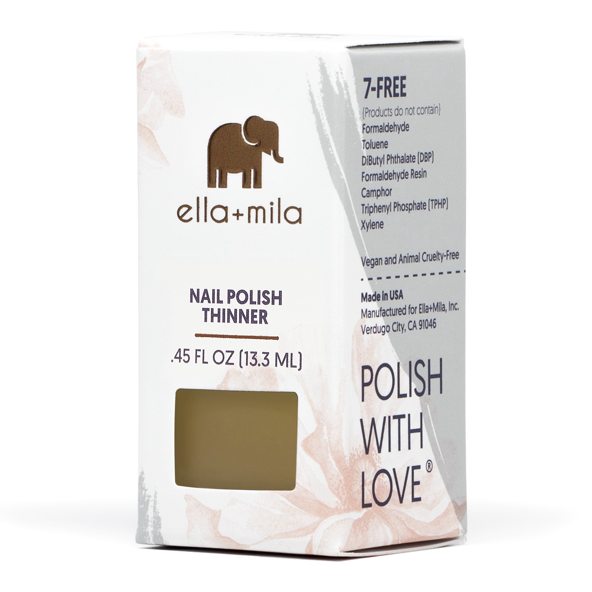 slide 2 of 3, ella+mila Nail Care, Polish Thinner, 0.45 fl oz