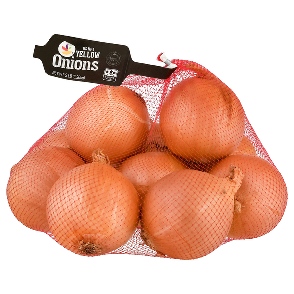 slide 1 of 1, Giant Yellow Onions, 5 lb