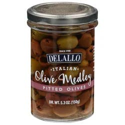 DeLallo Italian Pitted Olive Medley 5.3 oz