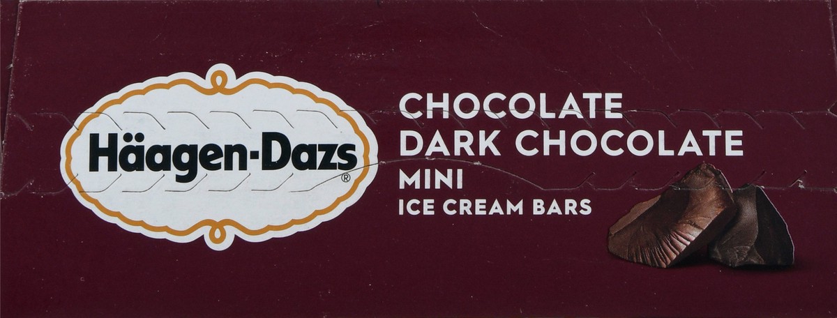 slide 6 of 9, Häagen-Dazs Chocolate Dark Chocolate Mini Bars, 6Ct, 285.28 g