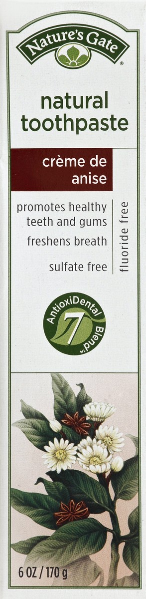 slide 4 of 5, Nature's Gate Creme de Anise Natural Toothpaste, 6 oz