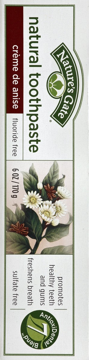 slide 3 of 5, Nature's Gate Creme de Anise Natural Toothpaste, 6 oz