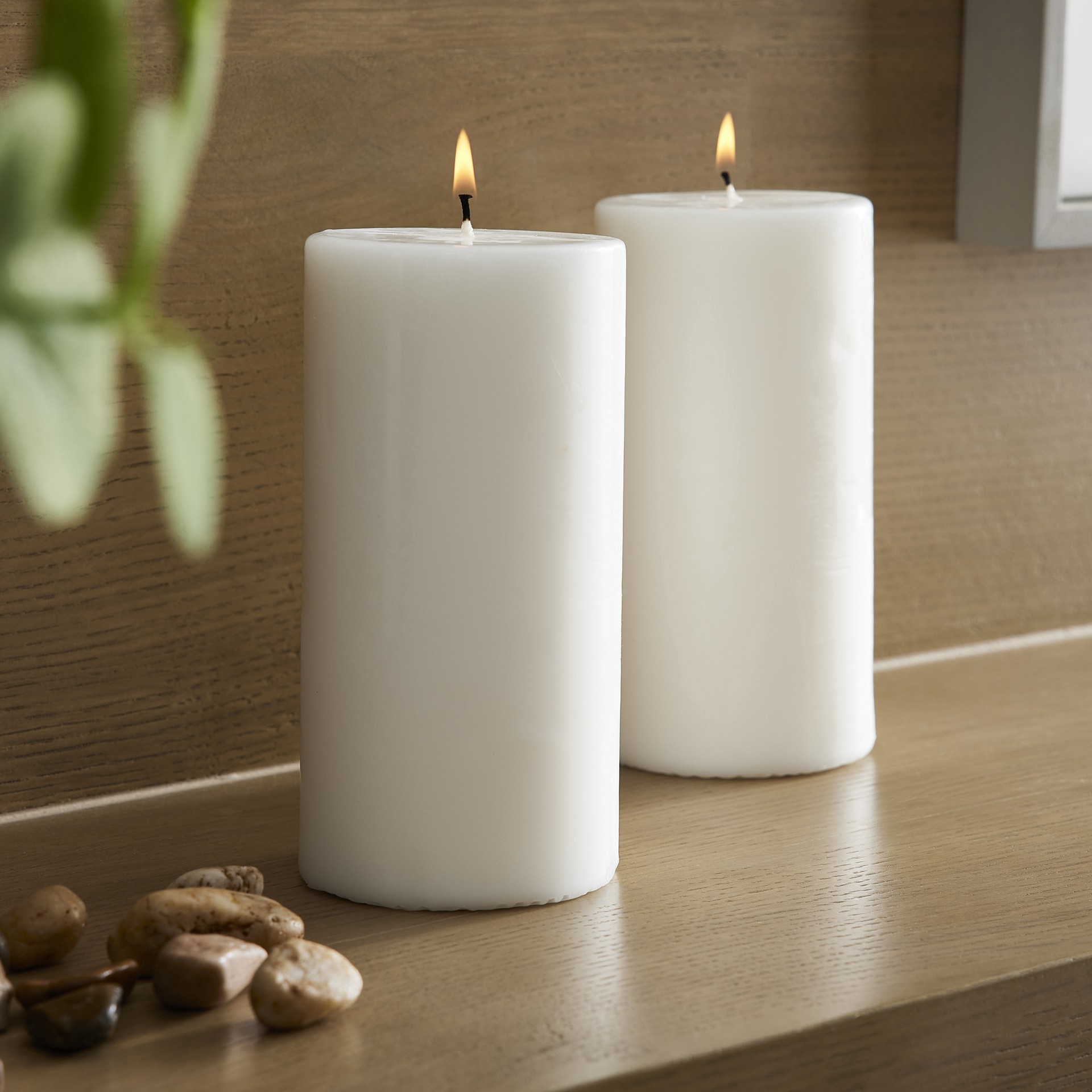 slide 2 of 4, 6" Pillar Candle Pair By Ashland, 3 in x 6 in