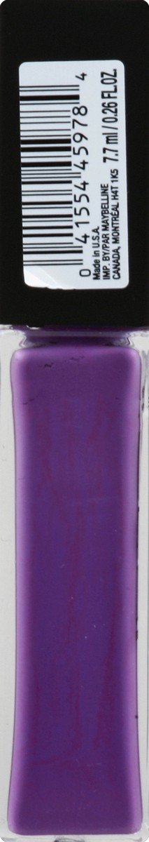 slide 4 of 6, Maybelline Color Sensational Vivid Matte Liquid Lip Color - 45 Vivid Violet, 0.26 fl oz