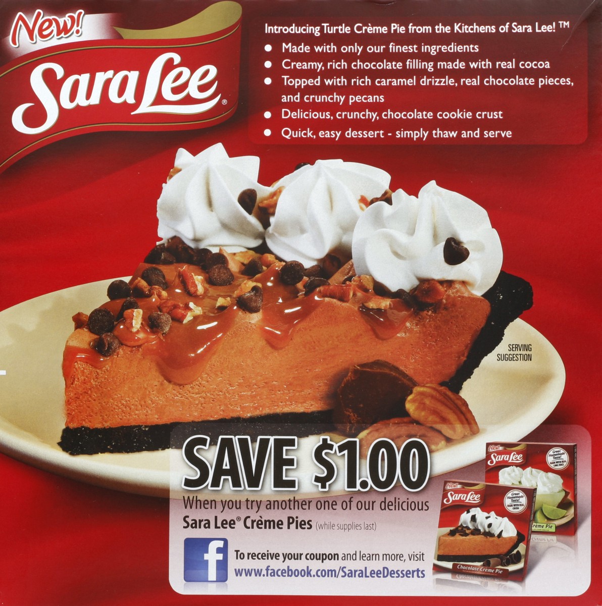 slide 3 of 5, Sara Lee Pie 22 oz, 22 oz