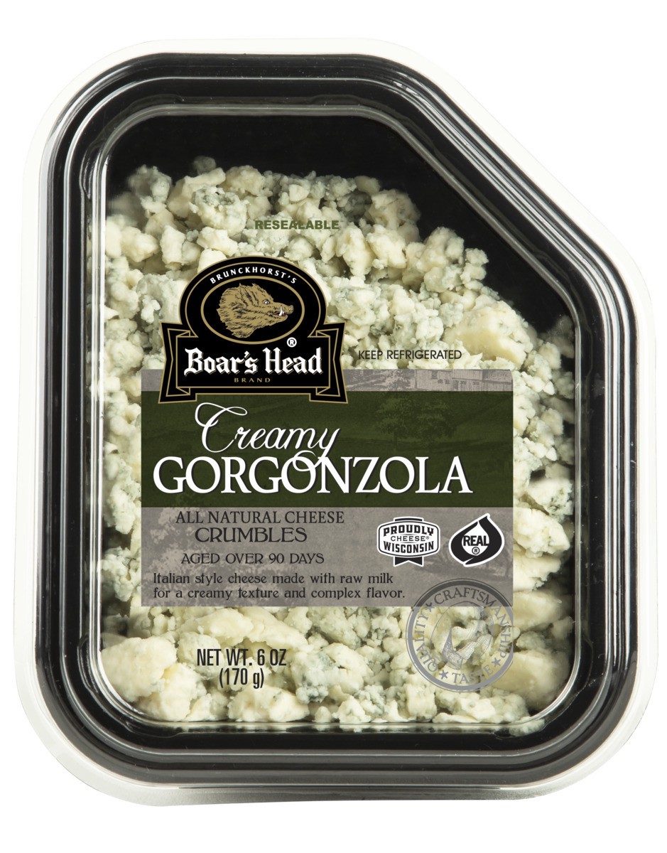 slide 1 of 8, Boar's Head Creamy Gorgonzola Cheese, 6 oz
