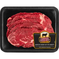 Fresh From Meijer Certified Angus Beef Chuck Steak, Thin Sliced For Carne Asada