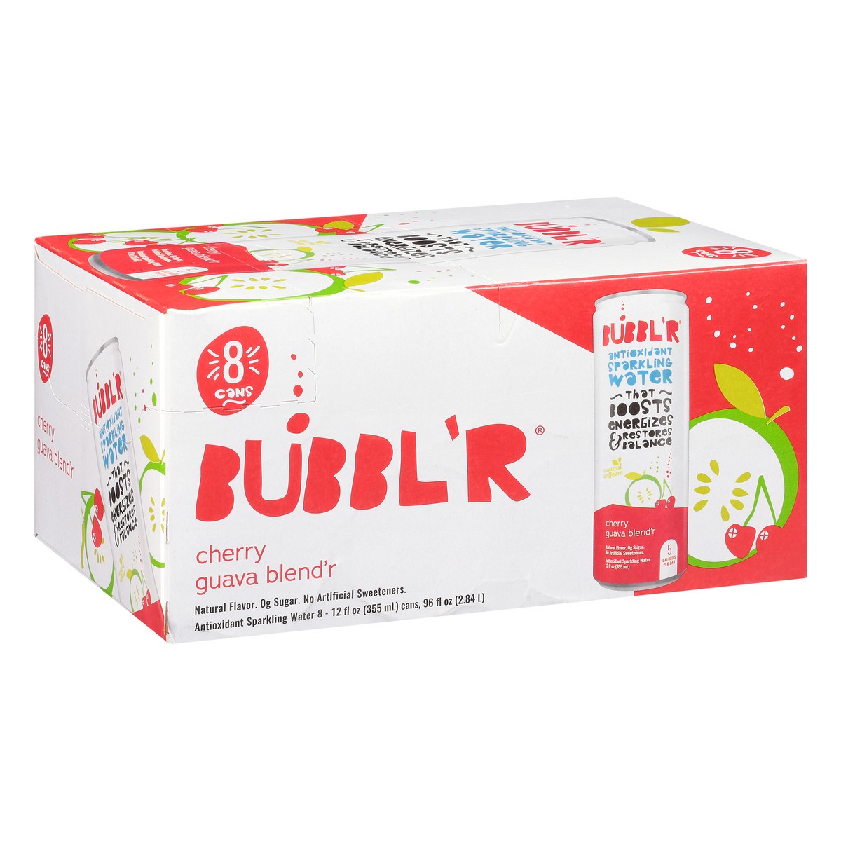 slide 8 of 13, Bubbl'R Cherry Guava Blend'R 8Pk, 12 oz