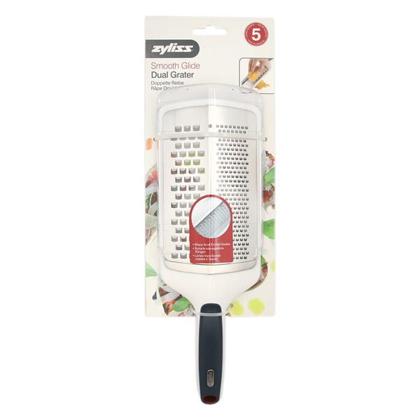 slide 1 of 1, Zyliss Smooth Glide Dual Grater, 1 ct