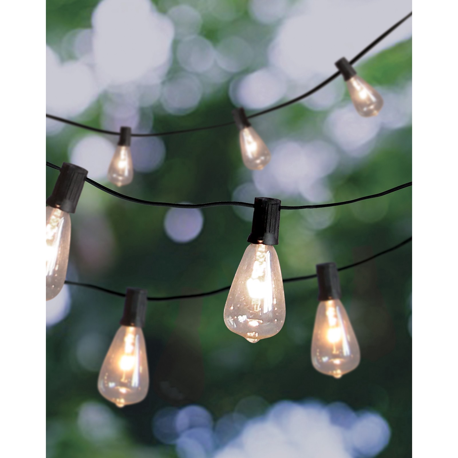 slide 3 of 4, 30ct. Clear Edison String Lights By Ashland, 30 ct