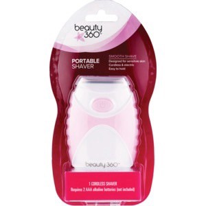 slide 1 of 1, Beauty 360 Portable Shaver, 1 ct
