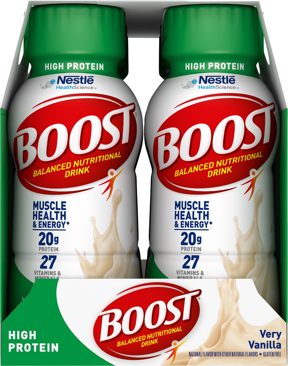 slide 7 of 9, Boost High Protein Vanilla Nutritional Drink /, 48 oz
