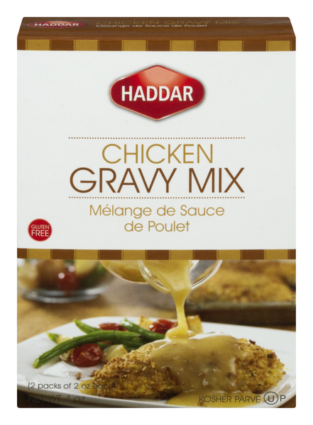 slide 1 of 1, Haddar Chicken Gravy Mix, 4 oz