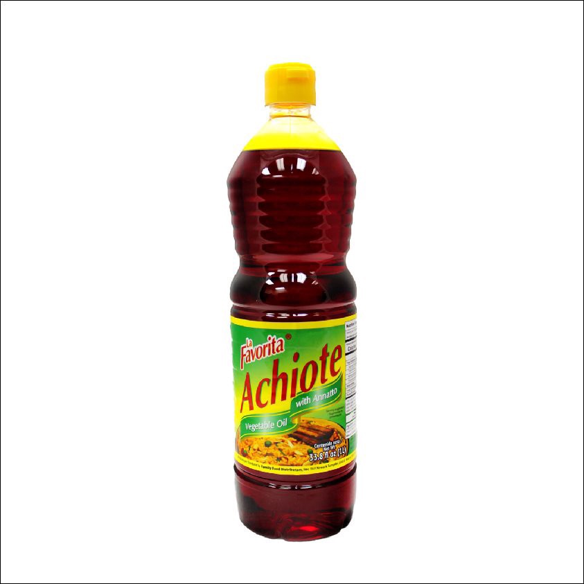 slide 1 of 1, La Favorita Favrita 1Lt Achiote Liqd, 33.8 fl oz