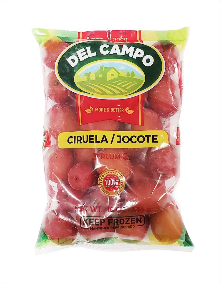 slide 1 of 1, Del Campo D/C Whl Ciruela Fruit, 16 oz