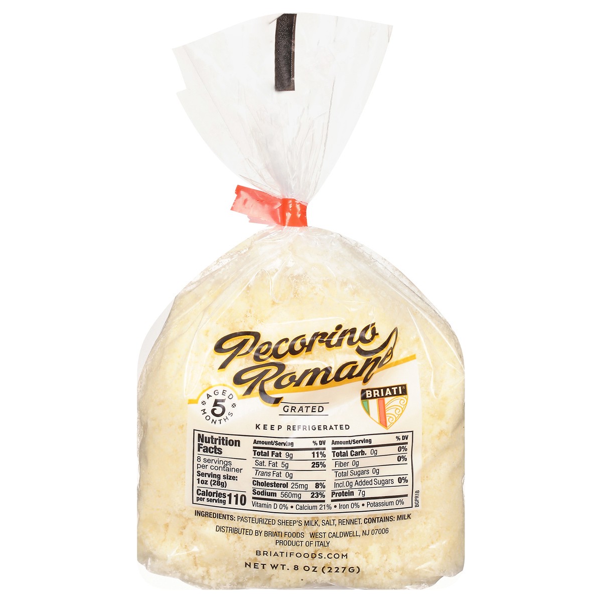 slide 1 of 12, Briati Pecorino Romano Cheese 8 oz, 8 oz