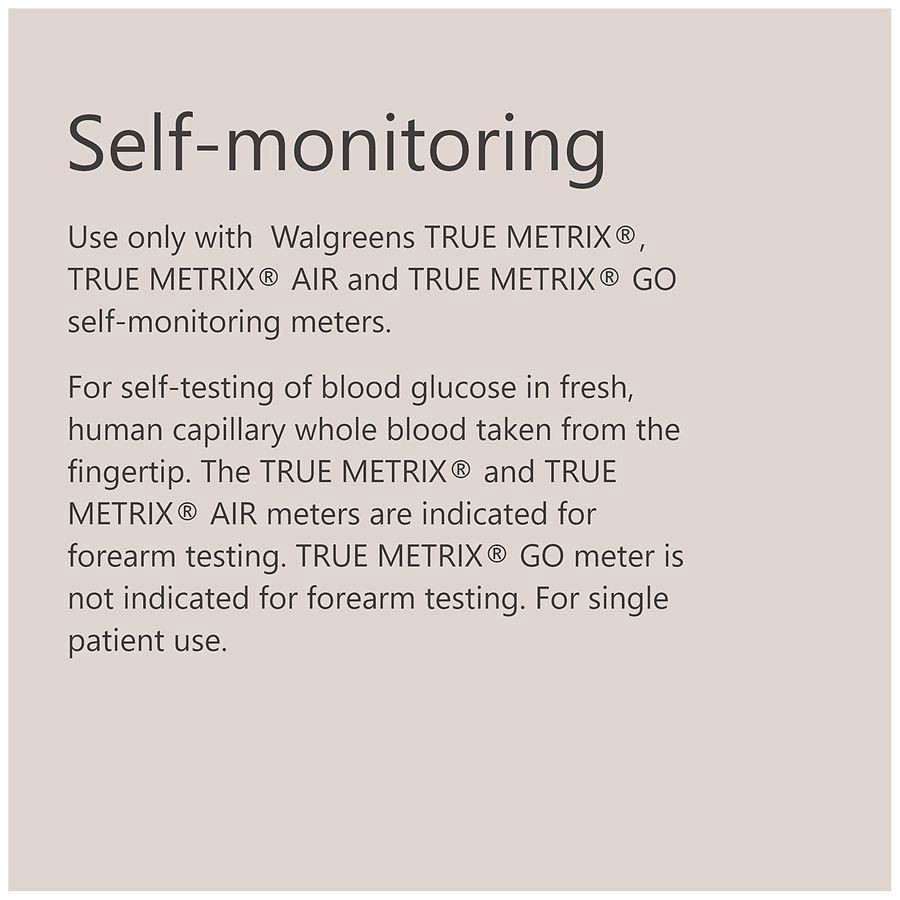 slide 2 of 5, Walgreens TrueMetrix Blood Glucose Test Strips, 100 ct