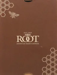 Root 7 Inch Timberline Collenette White Candle 1 ea