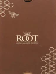 Root 7 Inch Timberline Collenette White Candle 1 ea