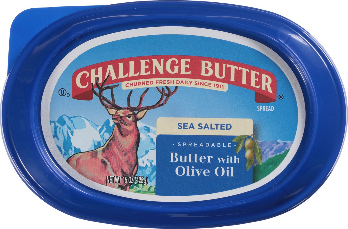 slide 9 of 9, Challenge Spreadable Sea Salted Butter with Olive Oil 6.5 oz, 6.5 oz