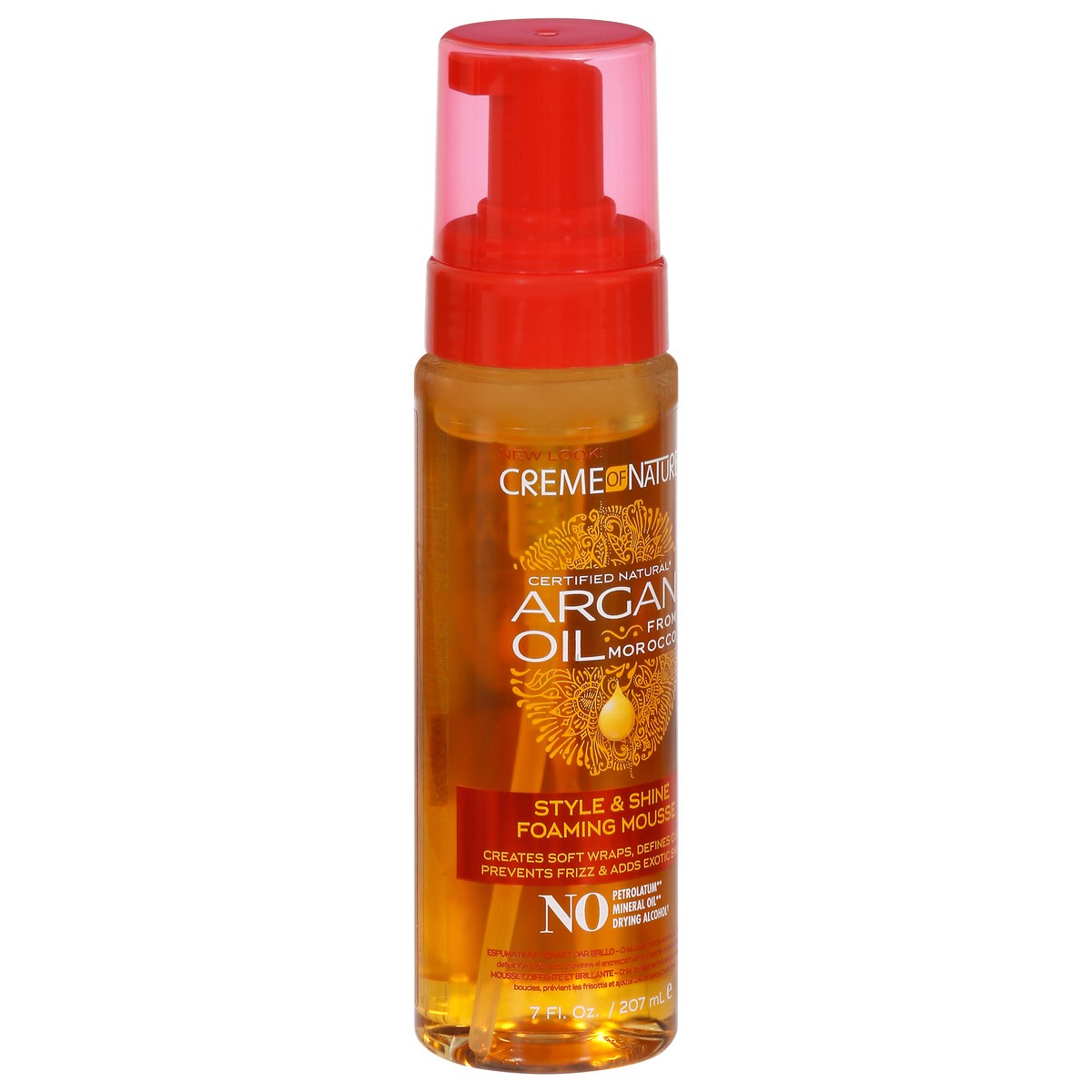 slide 8 of 9, Creme of Nature Argan Oil Style & Shine Foaming Mousse 7 fl oz, 7 fl oz