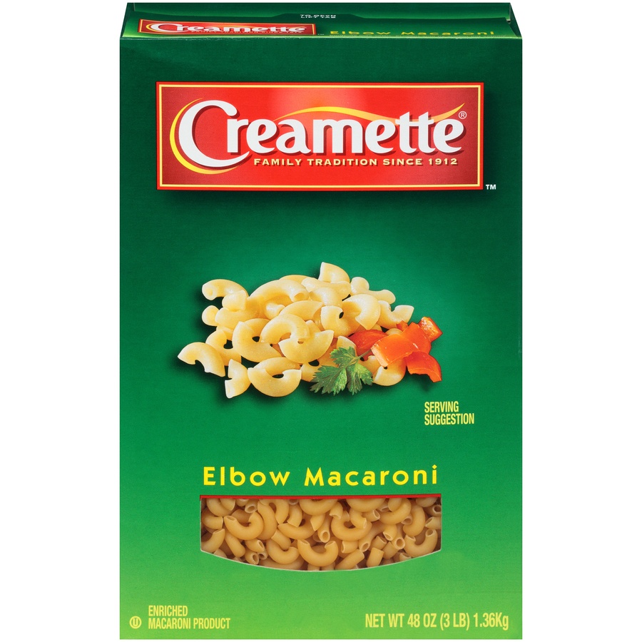 slide 1 of 1, Creamette Elbow Macaroni, 48 oz