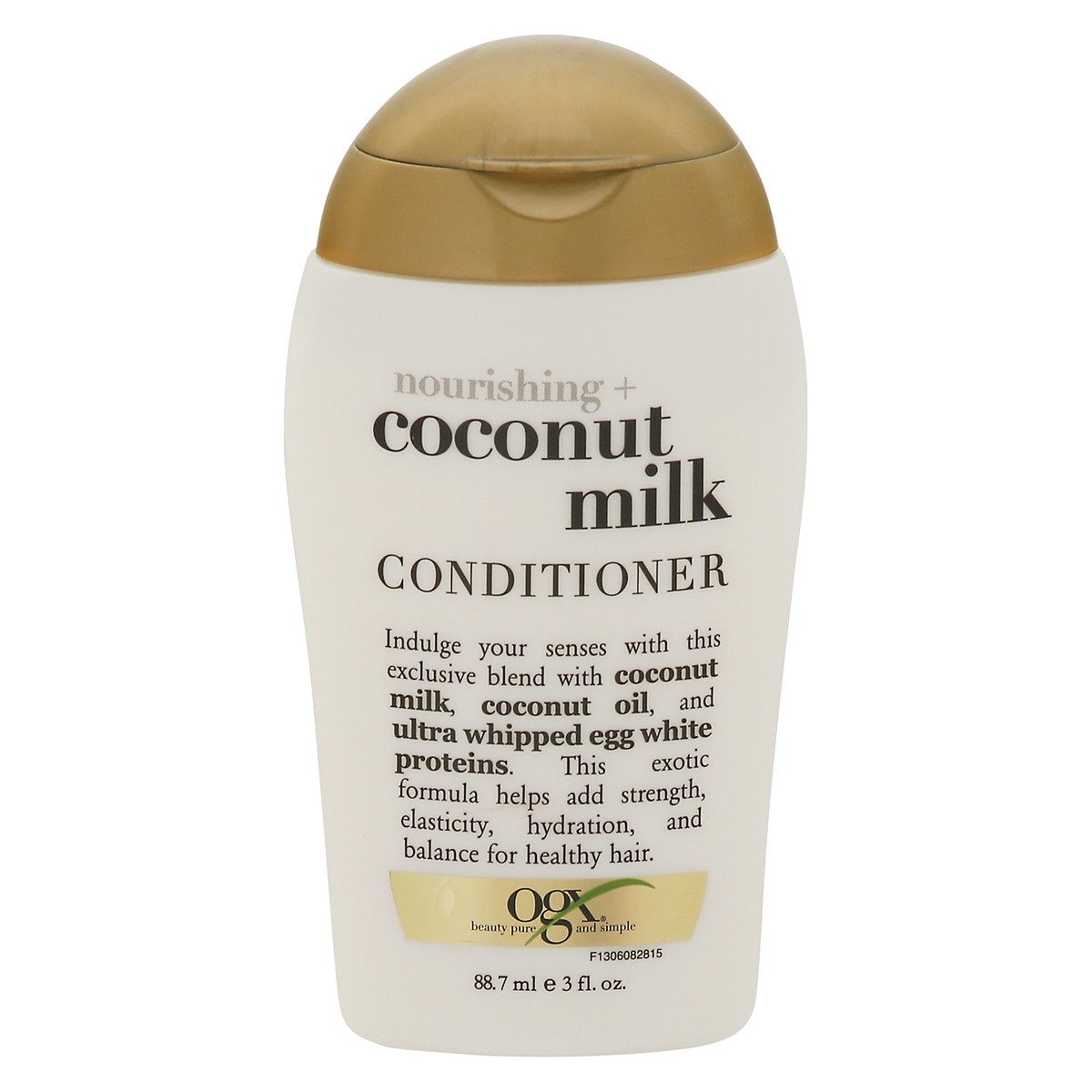 slide 1 of 9, OGX Nourishing Coconut Milk Conditioner - Travel Size - 3 fl oz, 3 fl oz